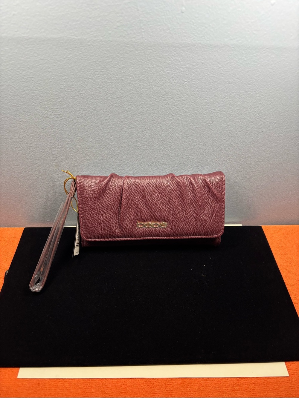 Bebe Sage Tri-Fold Wristlet Wallet
